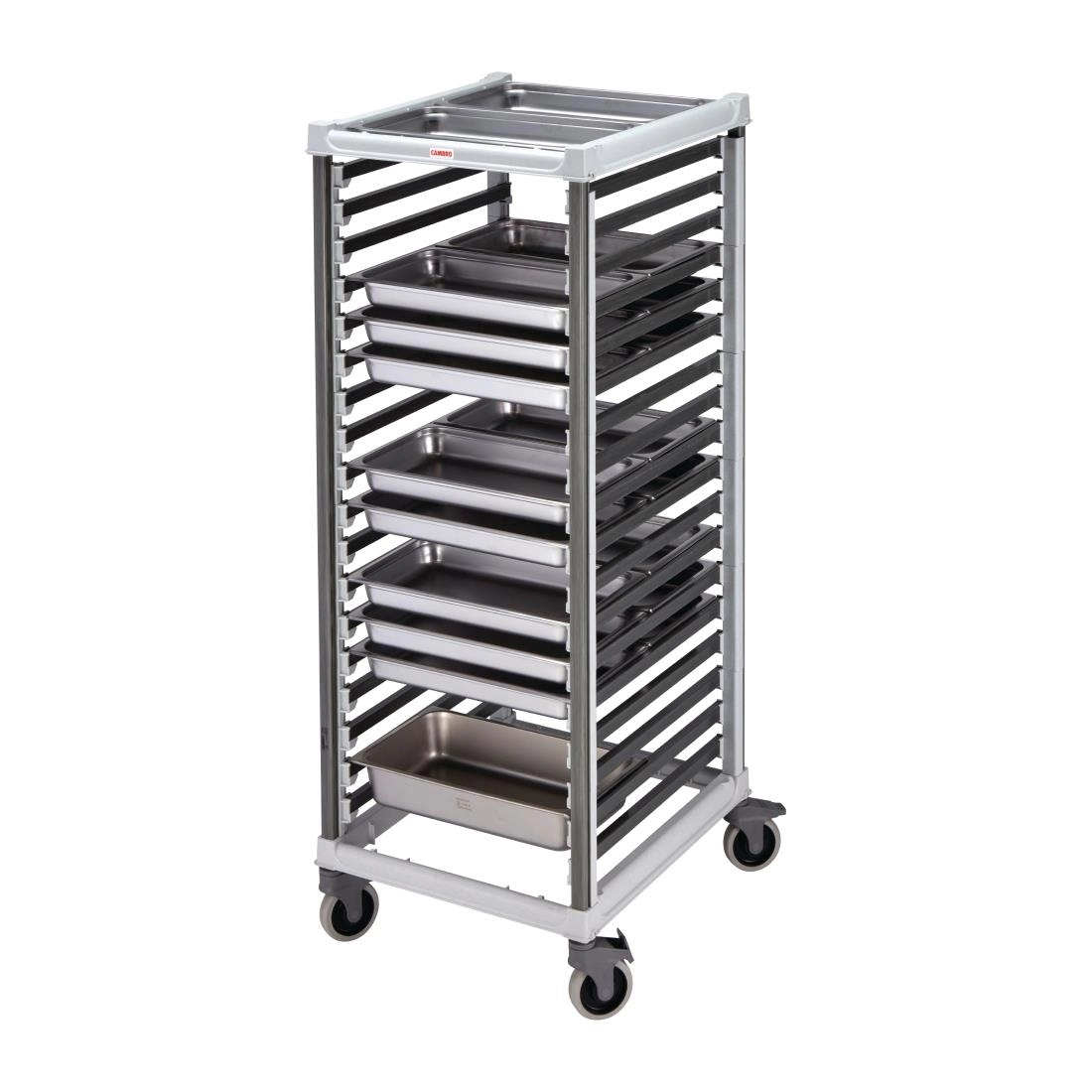 Een Cambro GN 2/1 trolley 18 etages voor 36x 1/1 GN bakken koop je bij Supplierz BV