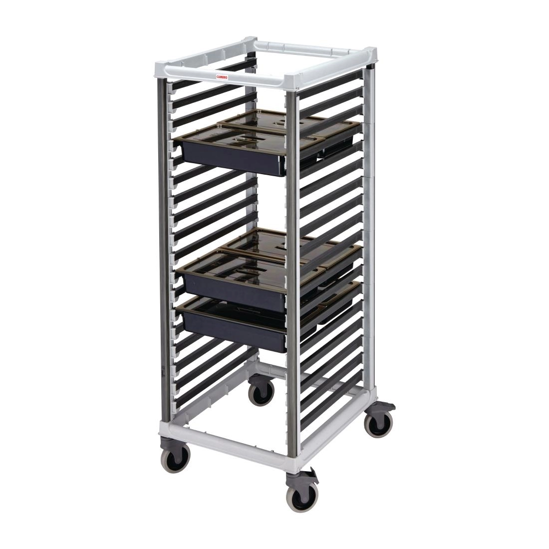 Een Cambro GN 2/1 trolley 18 etages voor 36x 1/1 GN bakken koop je bij Supplierz BV