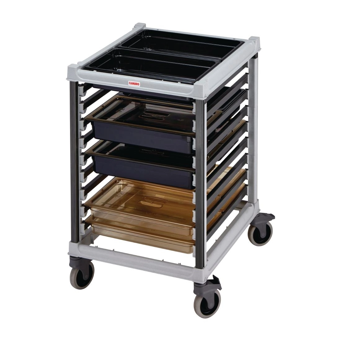 Een Cambro GN 2/1 trolley 9 etages voor 18x 1/1/ GN bakken koop je bij Supplierz BV