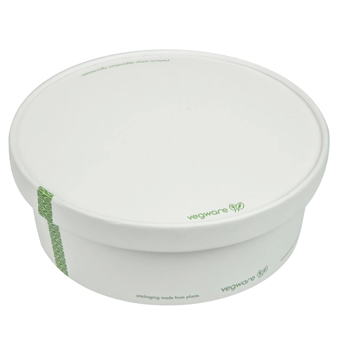 Een Vegware 185-serie composteerbare deksels (300 stuks) koop je bij Supplierz BV