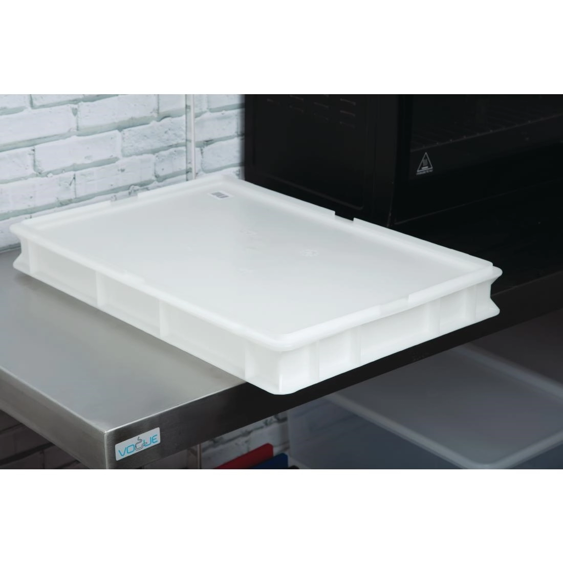 Een Cambro polyethyleen pizza deegkrat 60x40x7cm koop je bij Supplierz BV