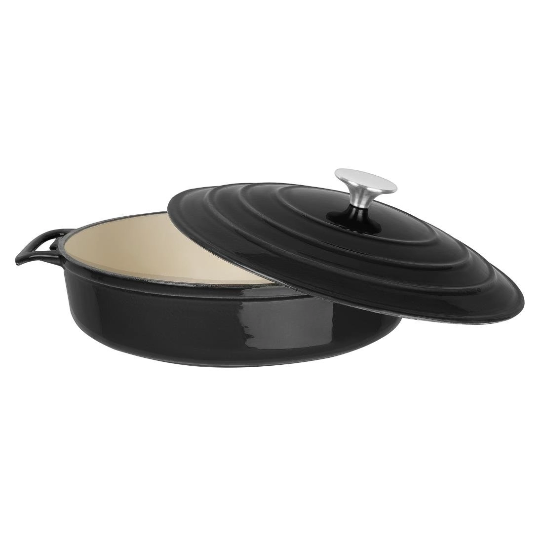 Buy your Vogue Ronde Braadpan Zwart 3.5L 280(D) x 65(H)mm at Supplierz BV