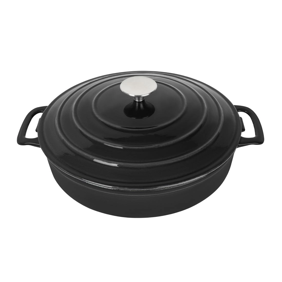 Buy your Vogue Ronde Braadpan Zwart 3.5L 280(D) x 65(H)mm at Supplierz BV