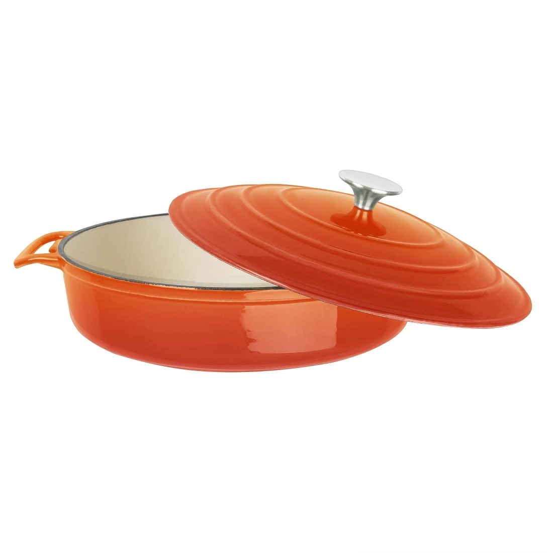 Een Vogue Oranje ronde braadpan 3.5Ltr koop je bij Supplierz BV