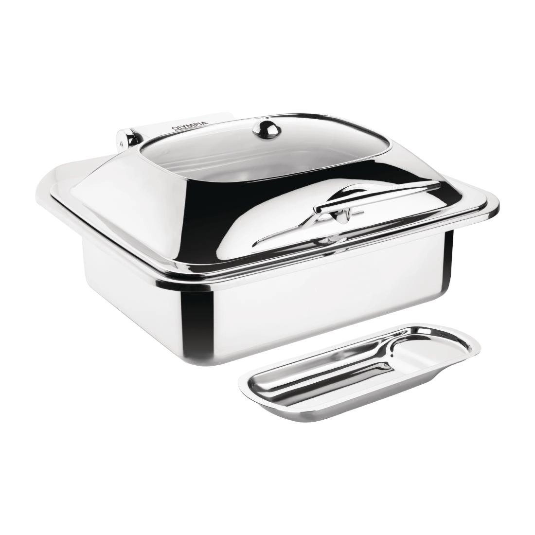 Een Olympia GN 1/2 inductie chafing dish koop je bij Supplierz BV