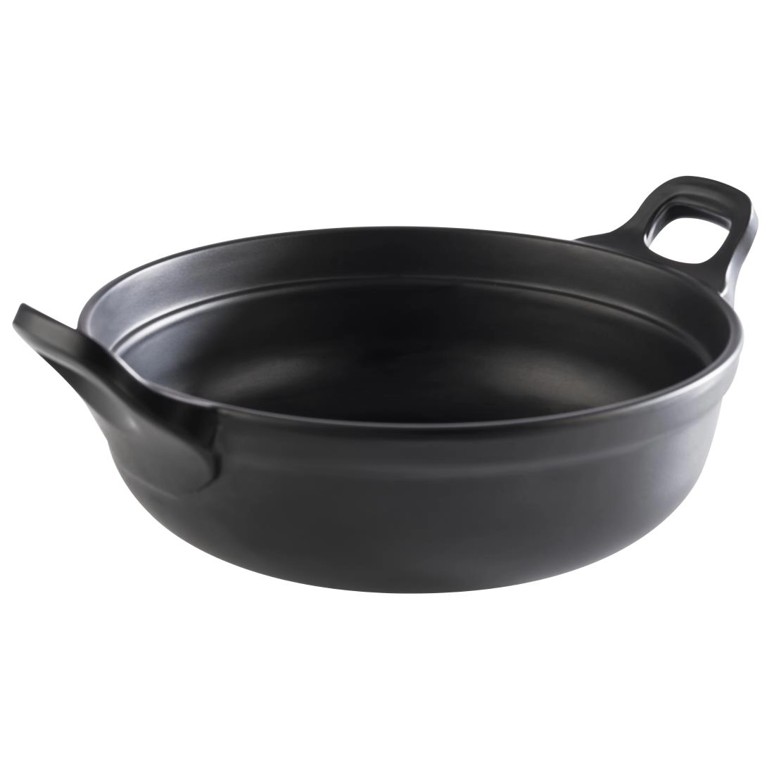 Een APS melamine paellaschaal zwart 210mm koop je bij Supplierz BV