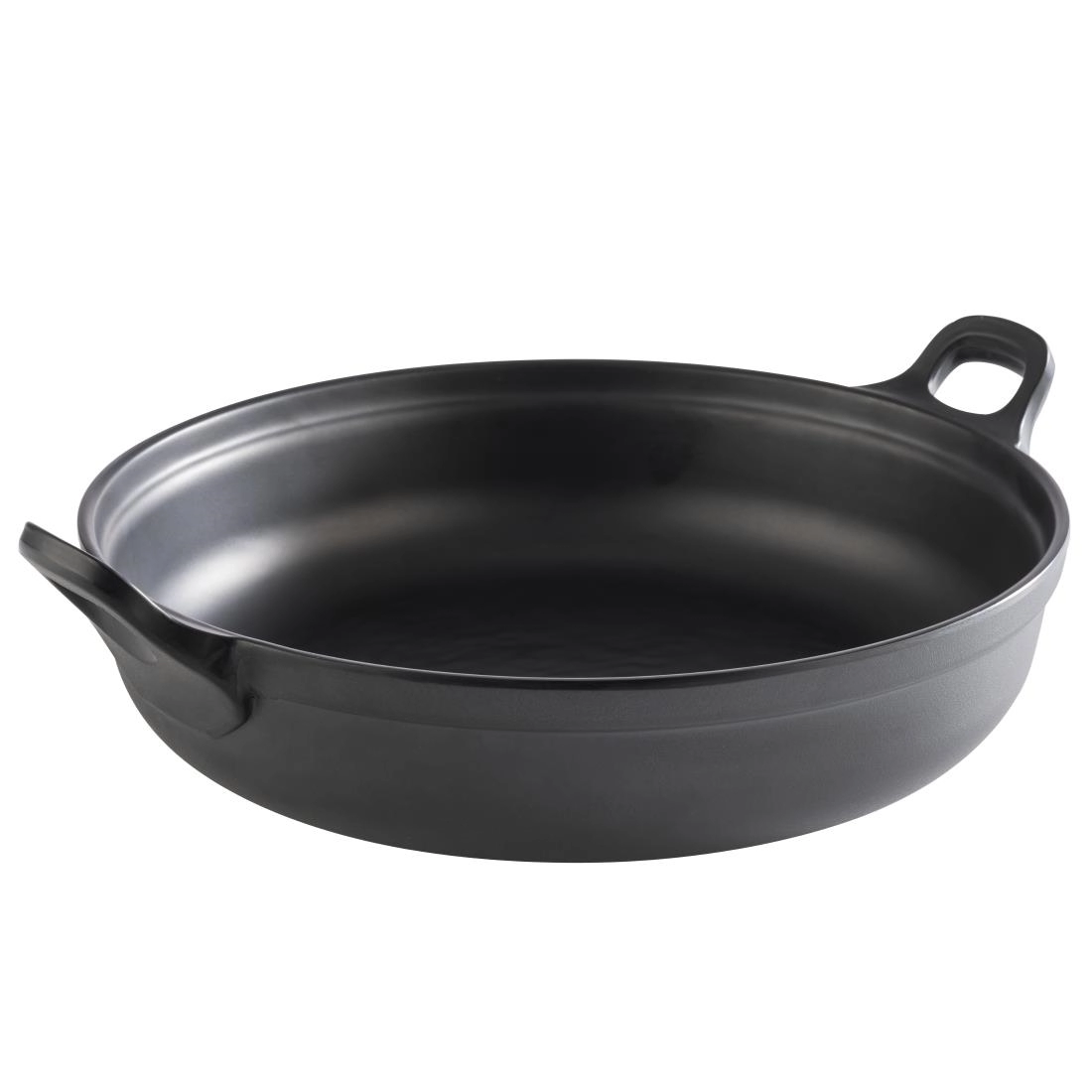 Een APS melamine paellaschaal zwart 280mm koop je bij Supplierz BV