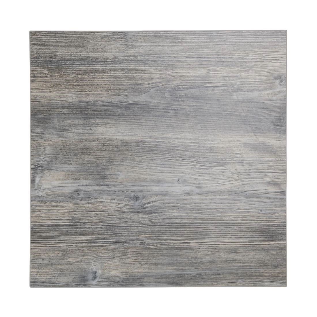 Een Bolero Voorgeboord Vierkant Melamine Tafelblad Ash Grey 700mm koop je bij Supplierz BV