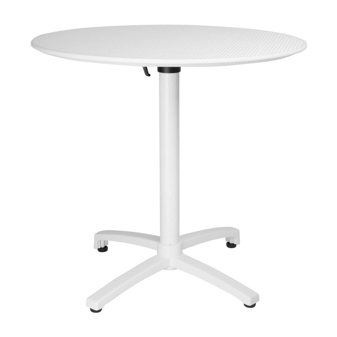 Vous pouvez acheter un Table pliante en polypropylène Bolero 800mm blanche chez Supplierz BV