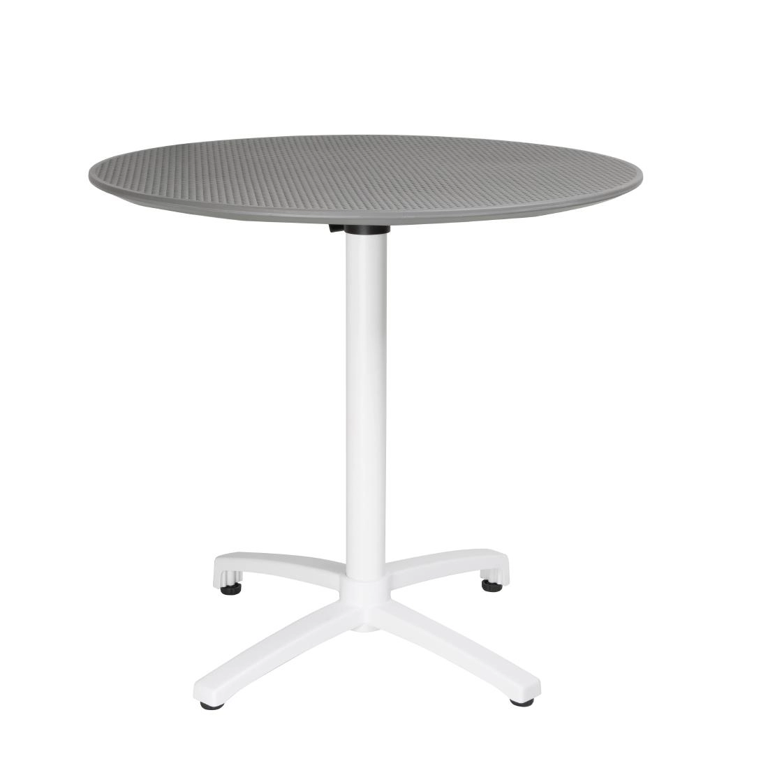 Een Bolero Opvouwbare Propyleen Tafel 800 mm Donkergrijs koop je bij Supplierz BV