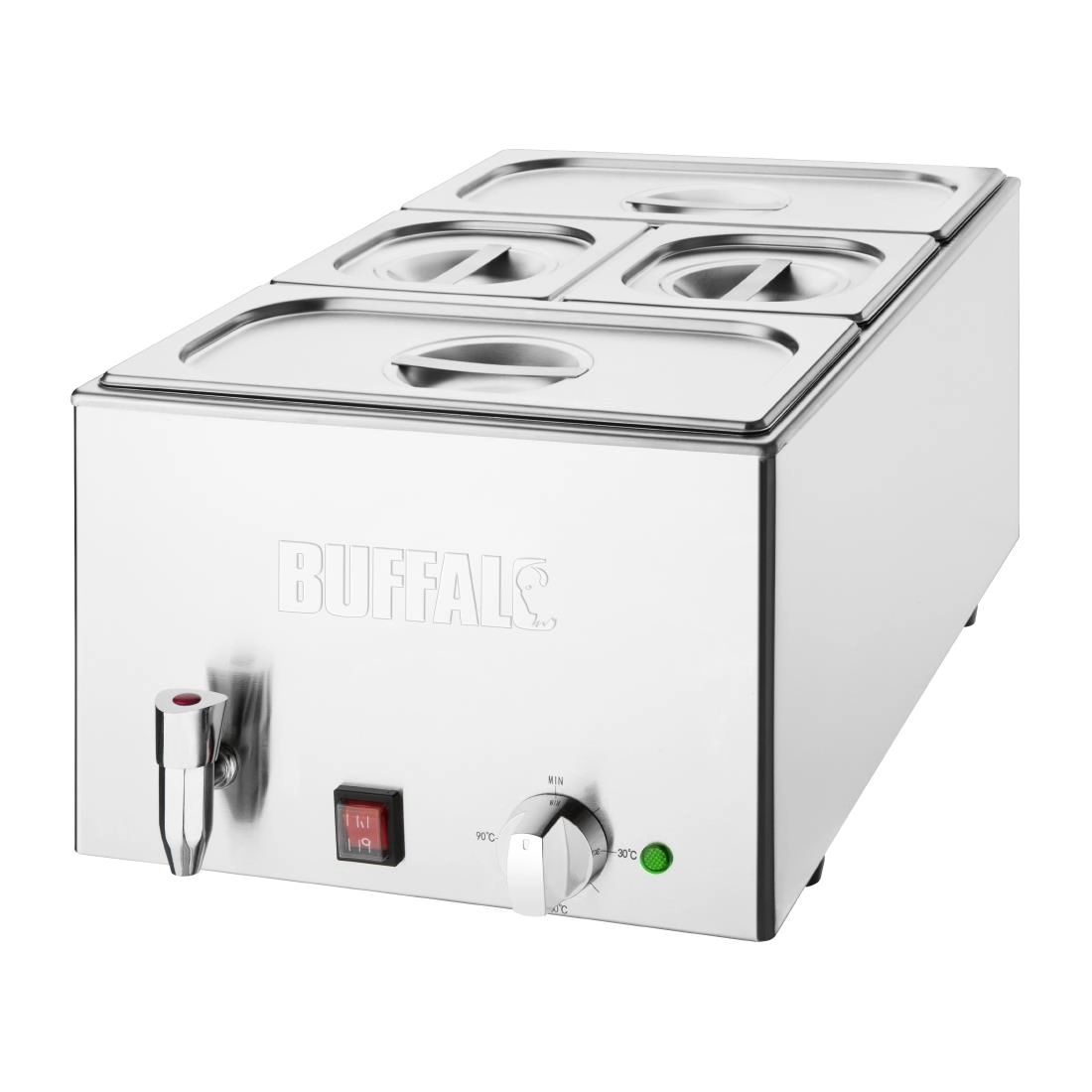 Buy your Buffalo Bain Marie met Kraan en Pannen at Supplierz BV