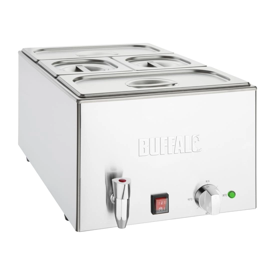 Buy your Buffalo Bain Marie met Kraan en Pannen at Supplierz BV