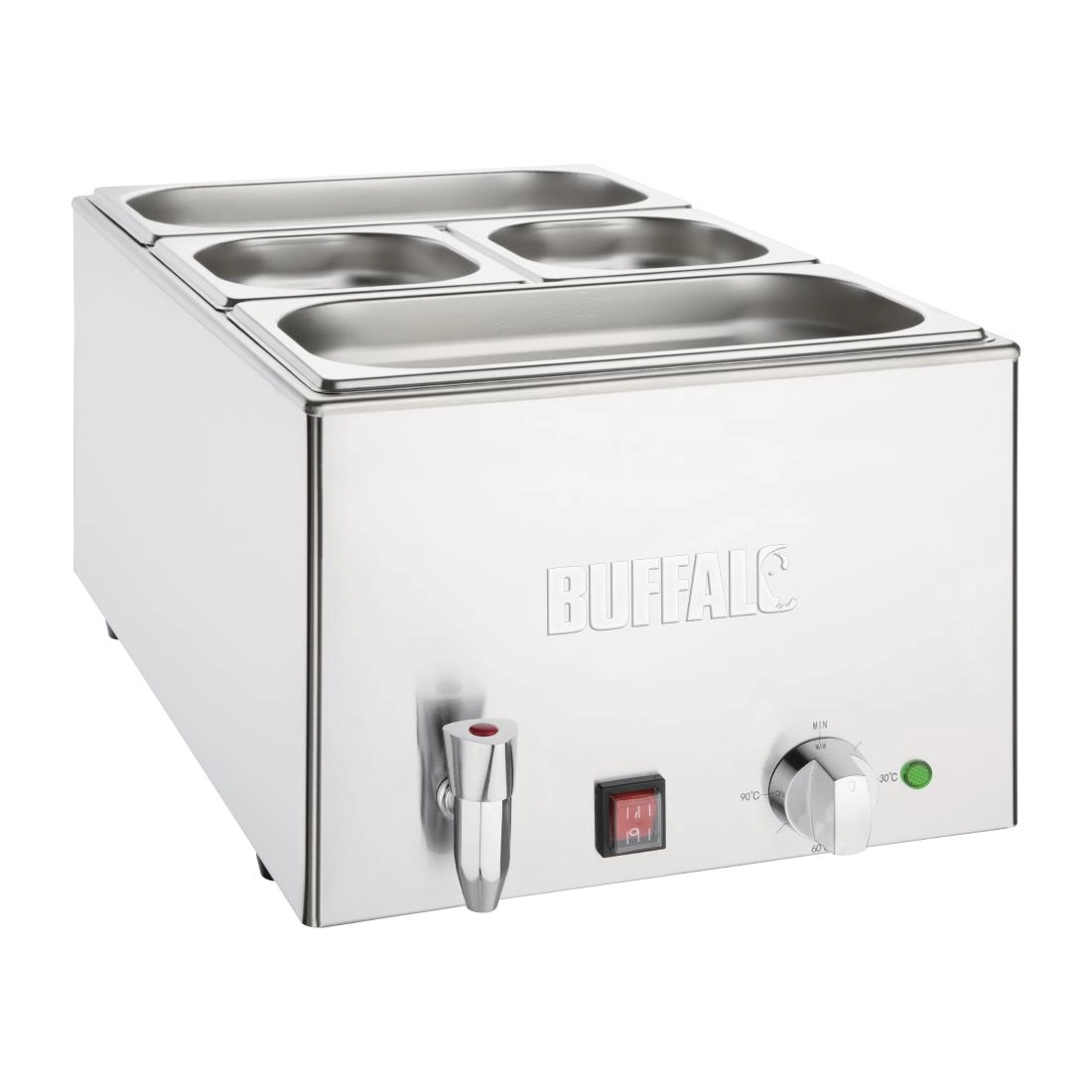 Buy your Buffalo Bain Marie met Kraan en Pannen at Supplierz BV