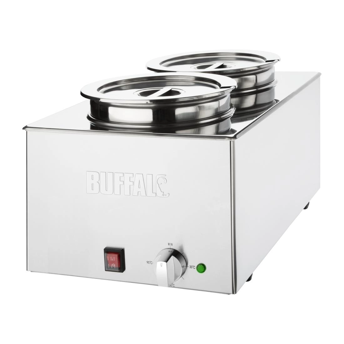 Vous pouvez acheter un Bain-marie avec pots ronds Buffalo chez Supplierz BV