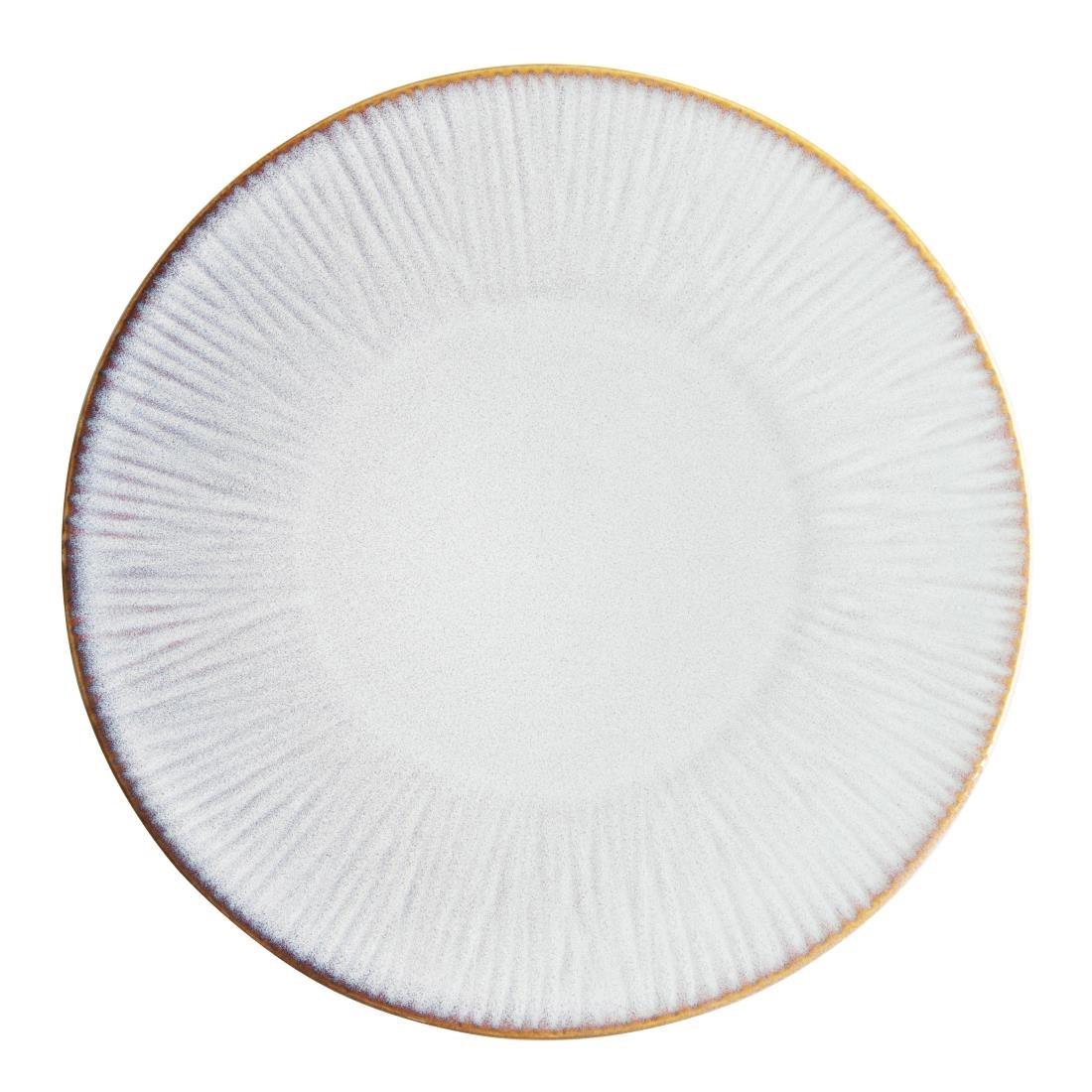 Vous pouvez acheter un Assiettes plates Olympia Drift en relief gris 280mm (lot de 4) chez Supplierz BV