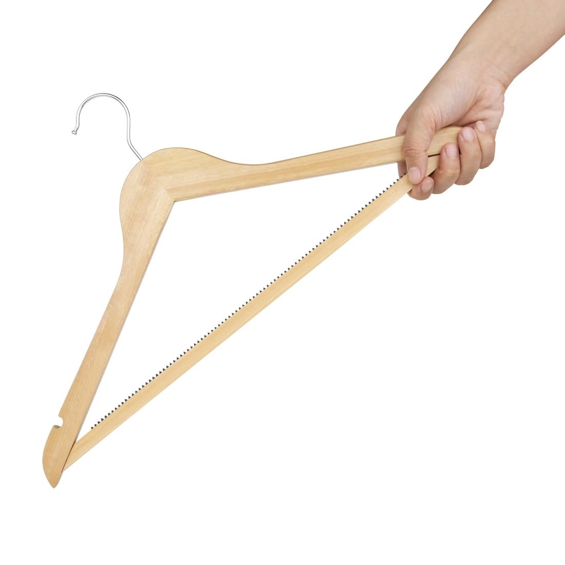 Buy your Bolero Natuurlijke Houten Hangers (Pak Van 10) at Supplierz BV