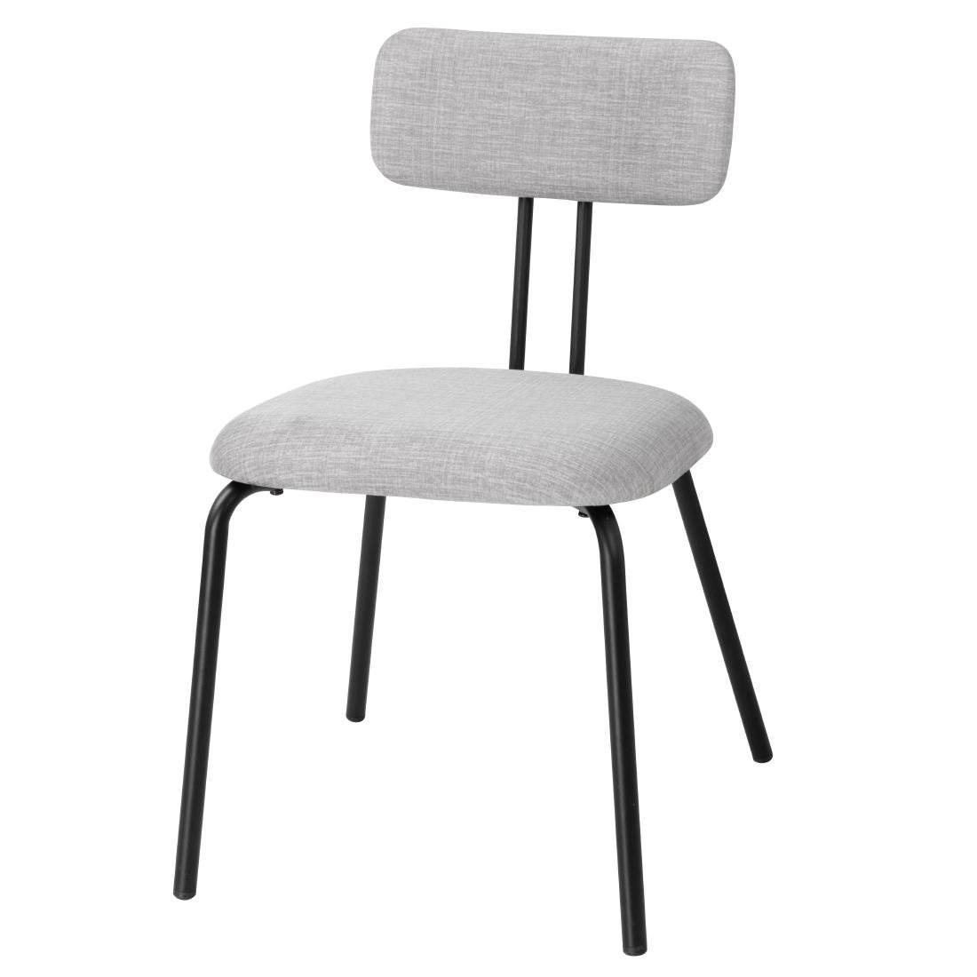 Een Bolero Fairfield Stoelen - Zwart/Grijs Mix (Set 2) koop je bij Supplierz BV