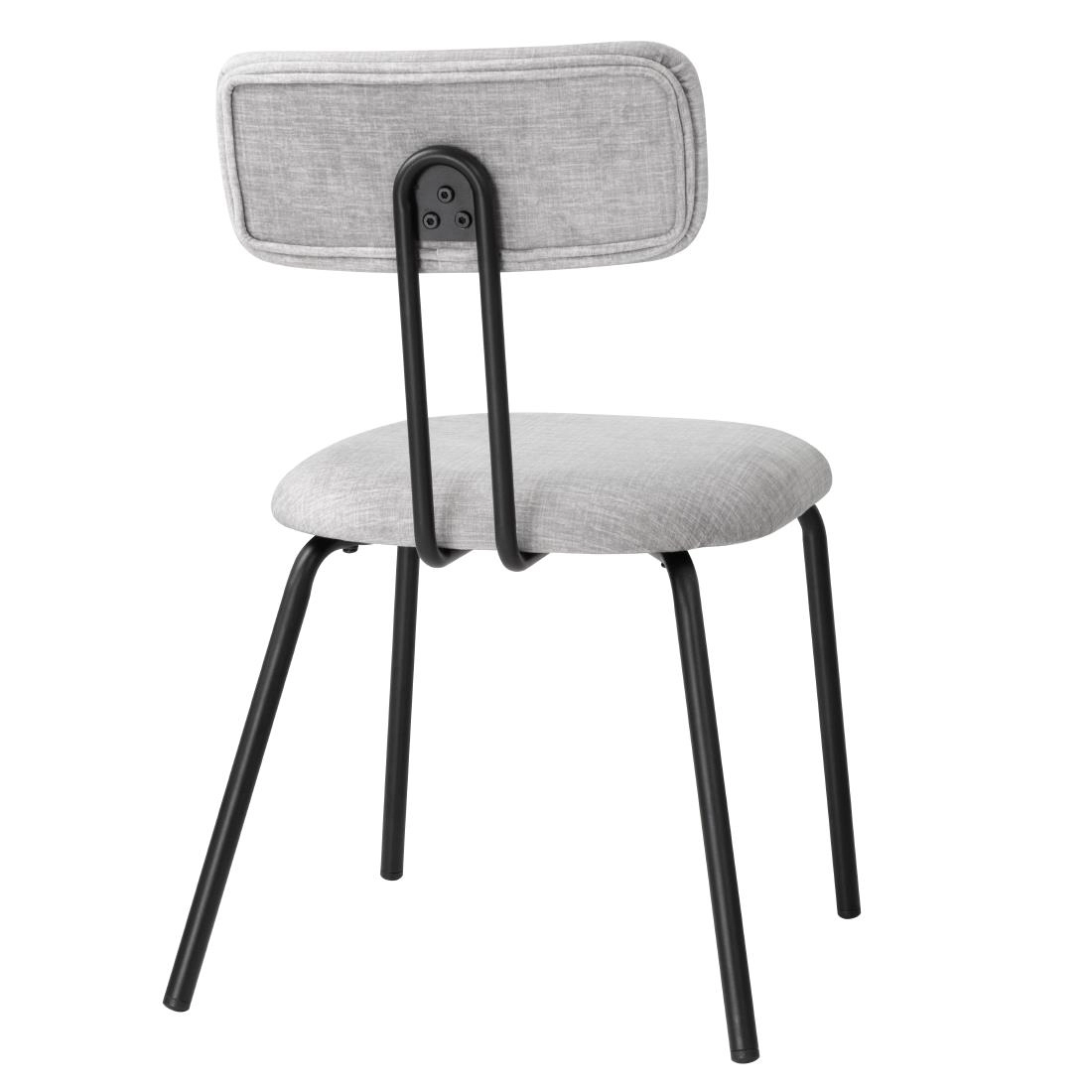 Een Bolero Fairfield Stoelen - Zwart/Grijs Mix (Set 2) koop je bij Supplierz BV