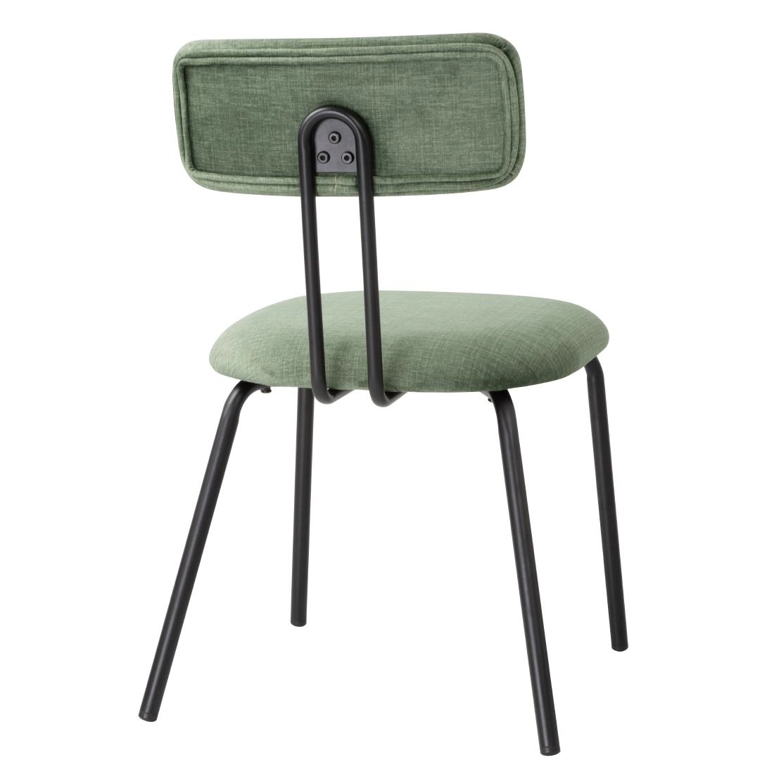 Een Bolero Fairfield Stoelen - Donker Walnoot/Groen Mix (Set 2) koop je bij Supplierz BV