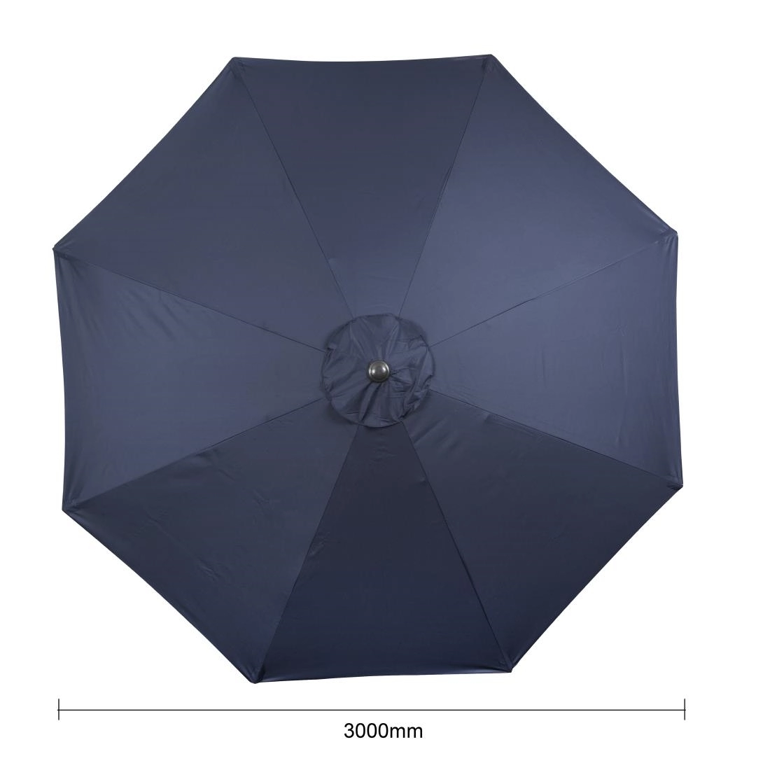 Een Bolero Sevilla Ronde Parasol 3M Diameter Marineblauw koop je bij Supplierz BV