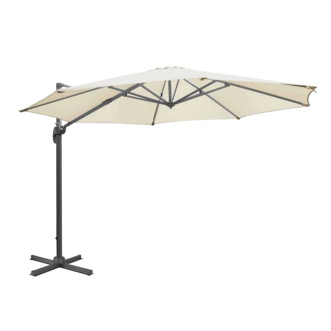 Een Bolero Venice Heavy Duty Parasol Crème 3,5M koop je bij Supplierz BV