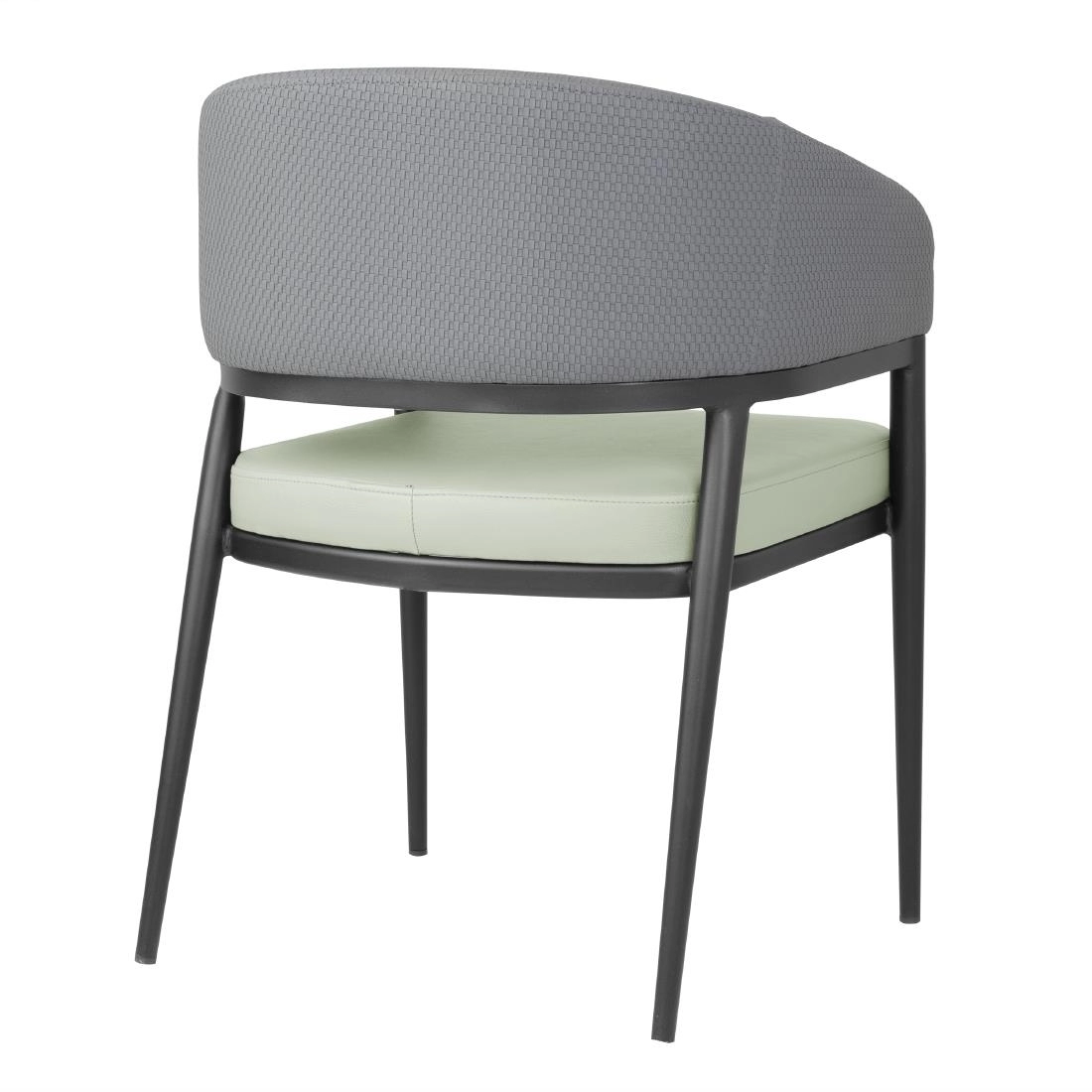 Een Bolero Meridian Interieurstoelen - Pistachegrijs (Set Van 2) koop je bij Supplierz BV