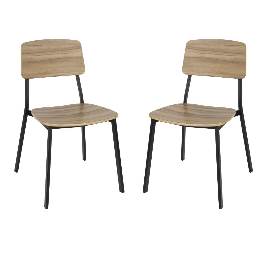 Buy your Bolero Beaufort Houten Eetkamerstoelen (Pak Van 2) at Supplierz BV