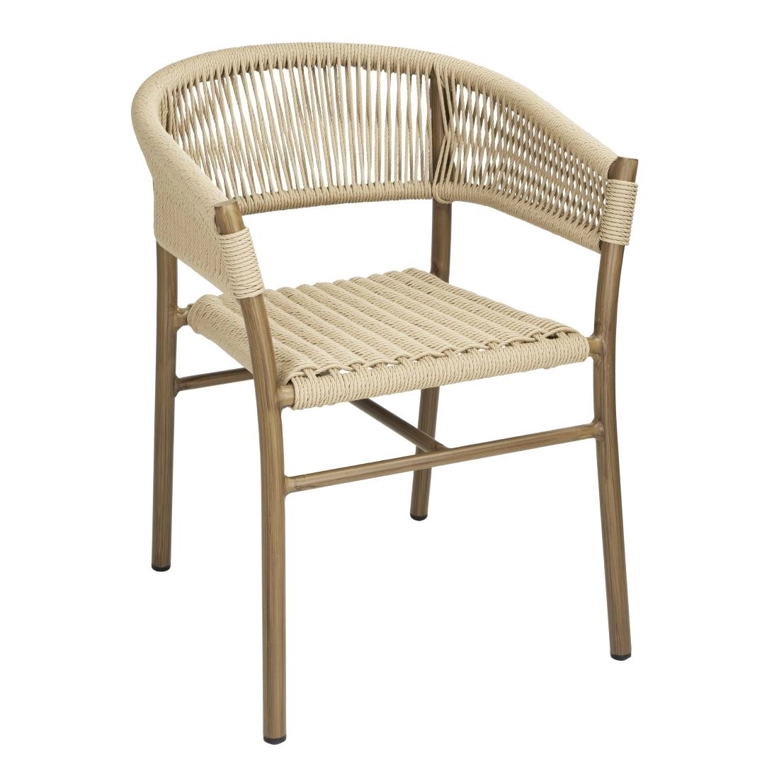 Buy your Bolero Florence Natuurlijk Touw Twist Rieten Stoelen (Pak Van 2) at Supplierz BV