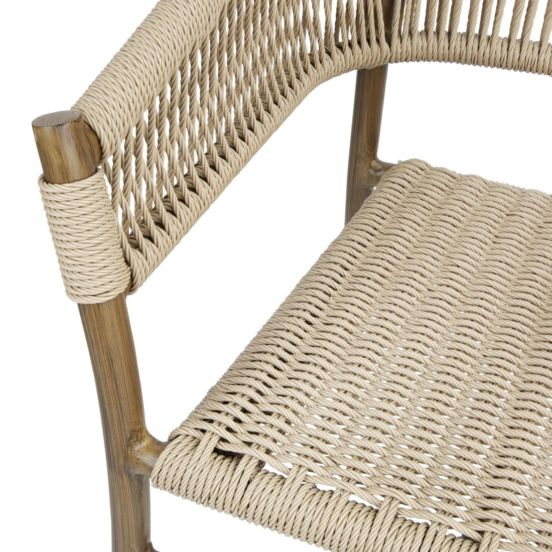 Buy your Bolero Florence Natuurlijk Touw Twist Rieten Stoelen (Pak Van 2) at Supplierz BV