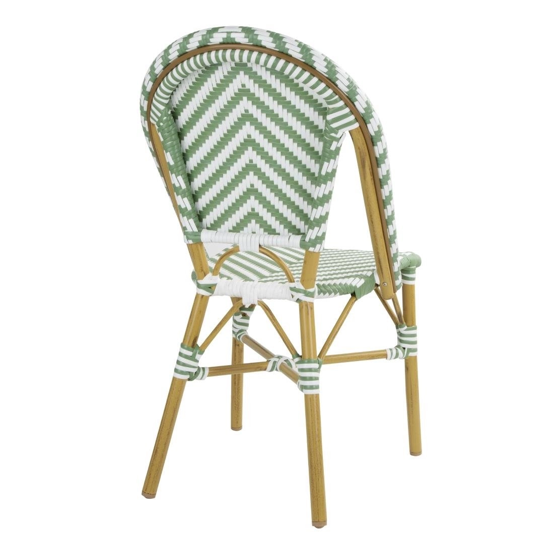 Vous pouvez acheter un Chaises style parisien en rotin PE Bolero vert clair (lot de 2) chez Supplierz BV