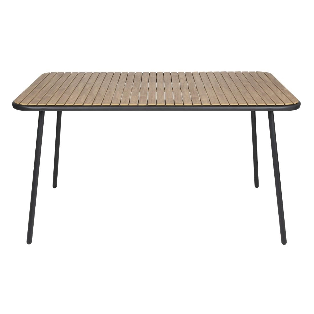 Vous pouvez acheter un Table rectangulaire effet bois Bolero Santorini 1400mm chez Supplierz BV