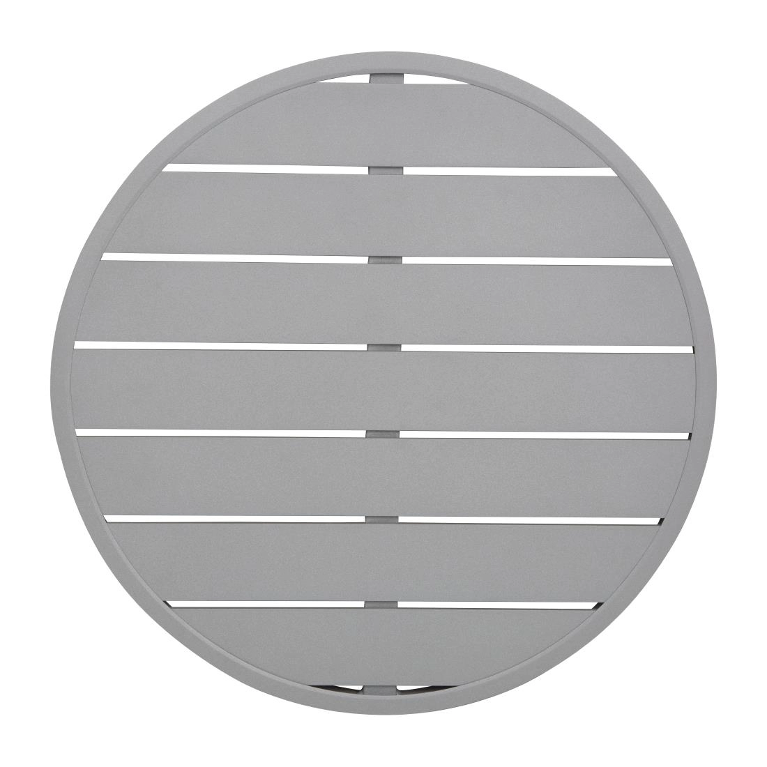 Een Bolero aluminium tafelblad rond lichtgrijs 580mm koop je bij Supplierz BV