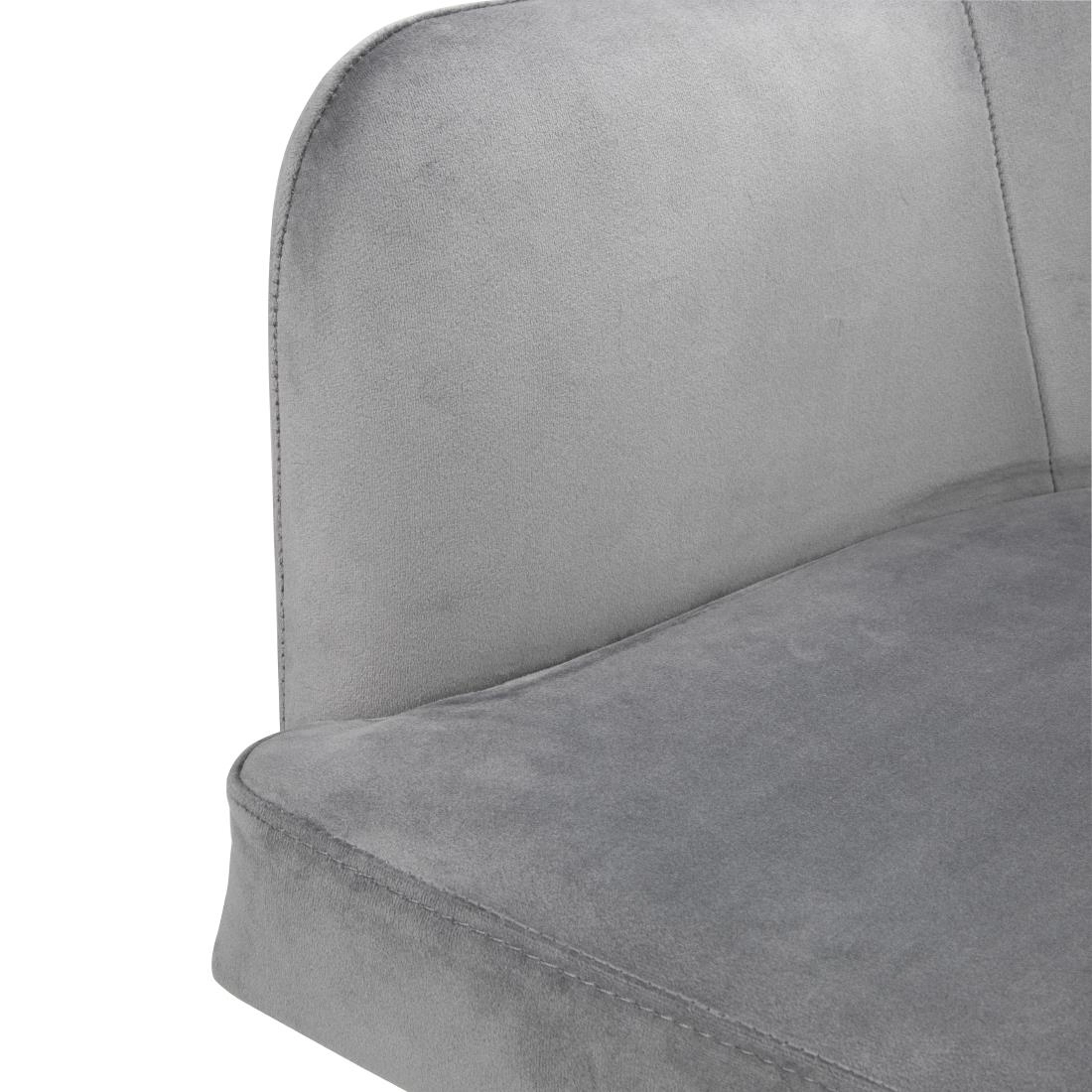 Buy your Bolero Lia Velvet stoelen grijs (2 stuks) at Supplierz BV