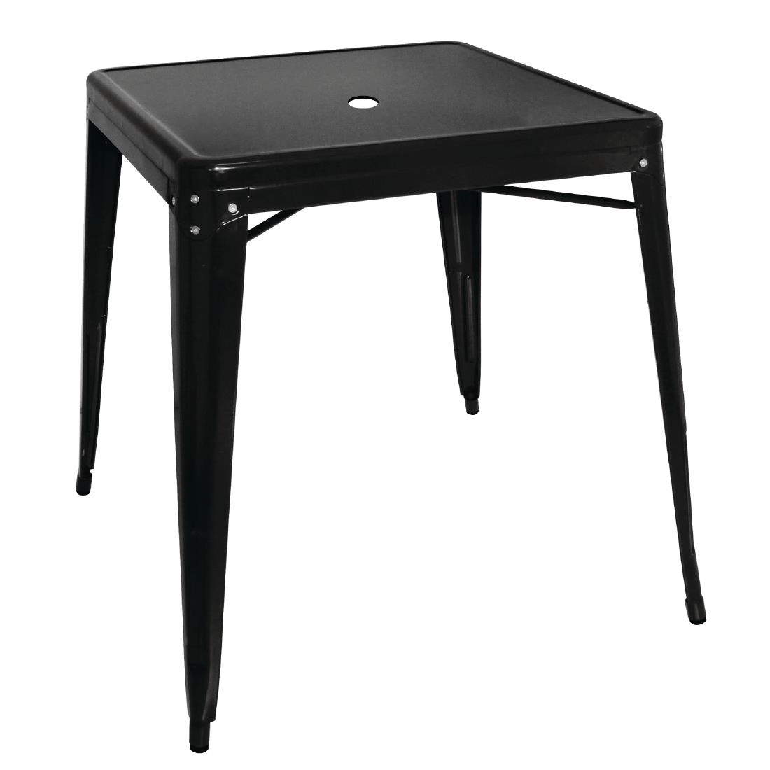 Een Bolero Bistro tafel vierkant 668mm zwart koop je bij Supplierz BV