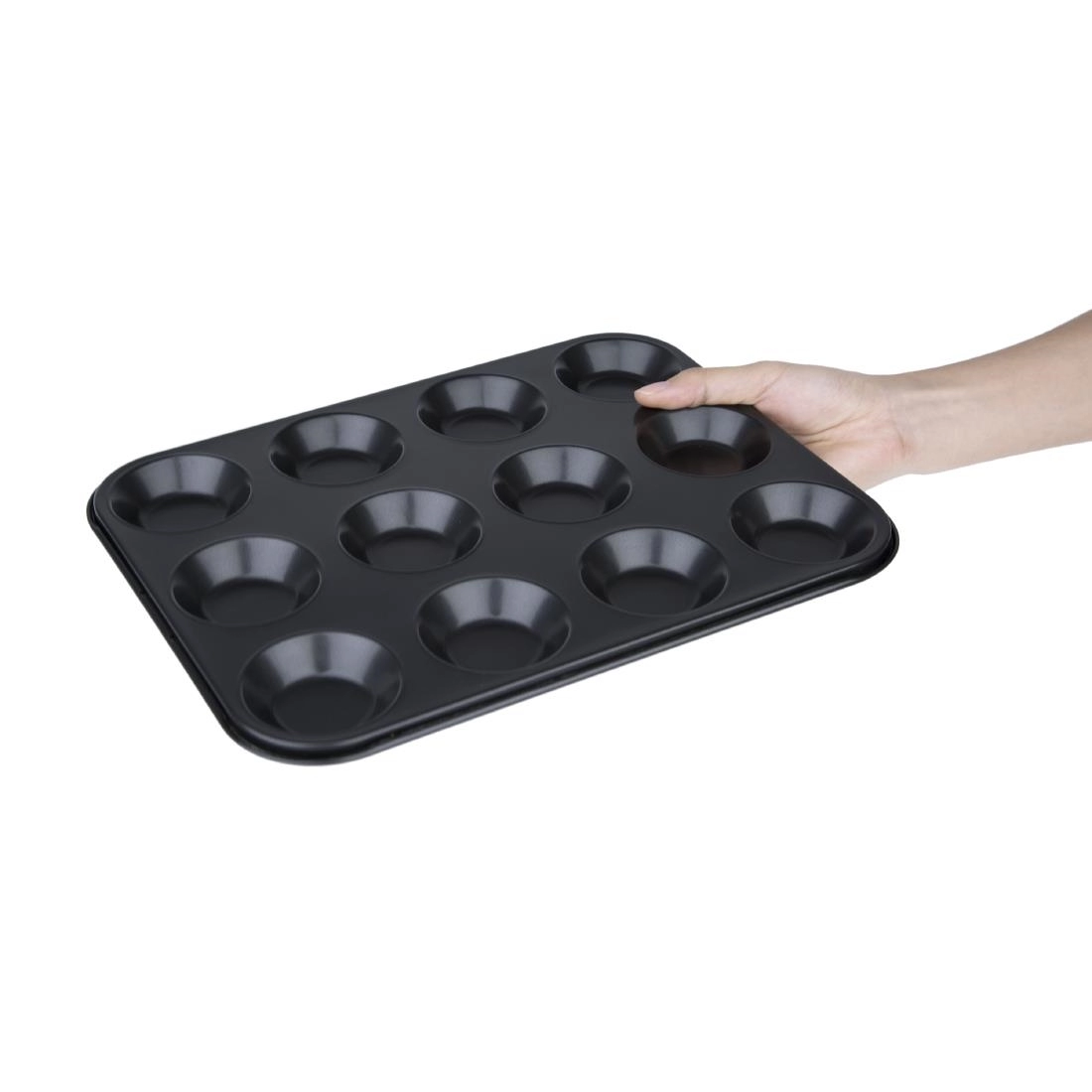 Een Vogue carbonstalen anti-kleef bakvorm 12 mini-muffins koop je bij Supplierz BV