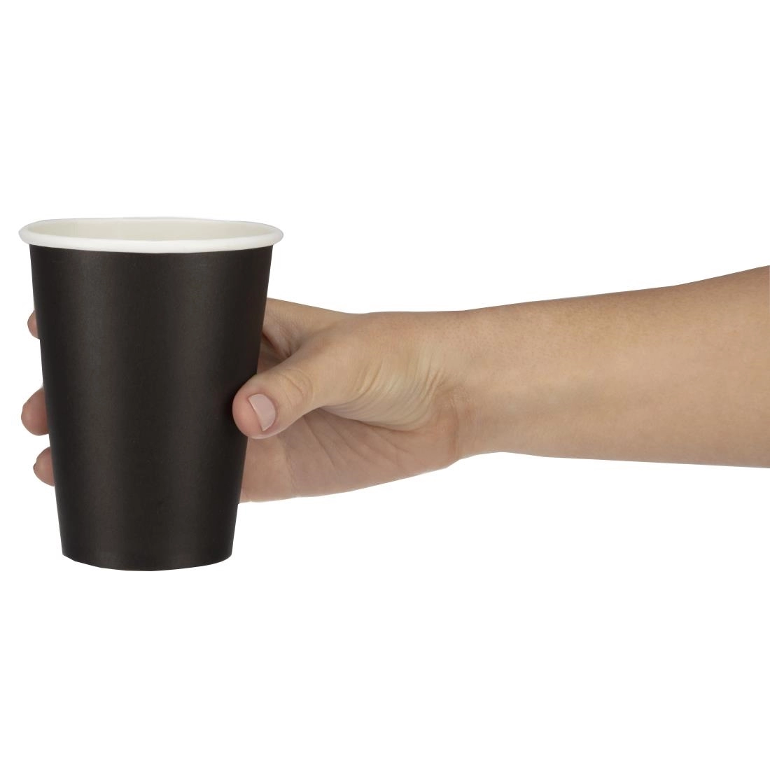 Een Fiesta Recyclable koffiebekers enkelwandig zwart 34cl (1000 stuks) koop je bij Supplierz BV