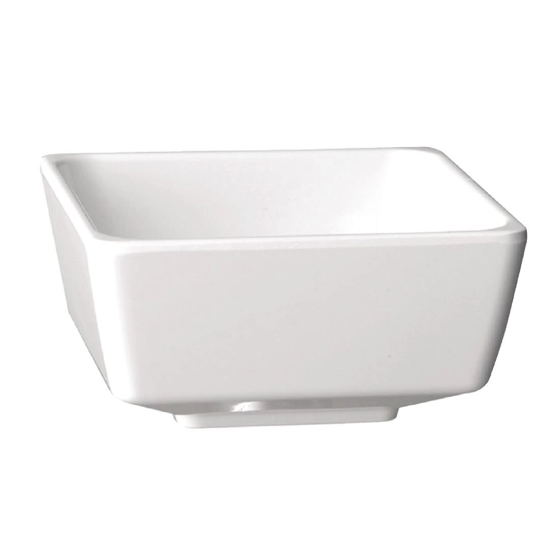 Een APS Float vierkante melamine kom wit 9x9cm koop je bij Supplierz BV