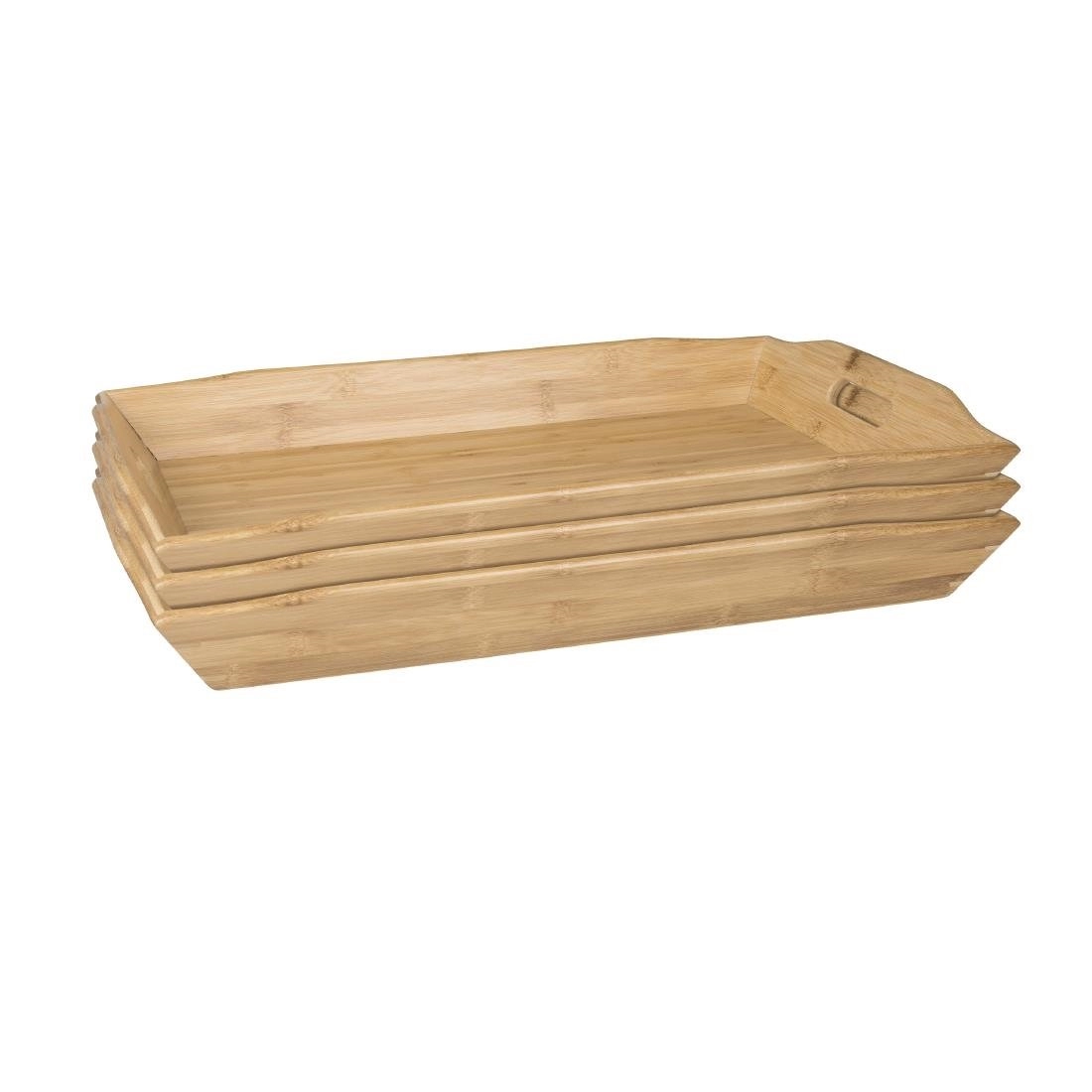 Buy your Olympia bamboo dienblad 7,6x58,4x38cm at Supplierz BV