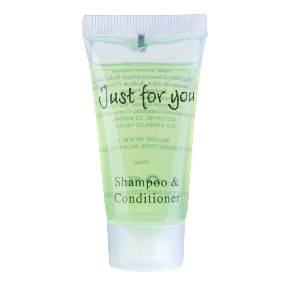 Een Just for You shampoo en conditioner (100 stuks) koop je bij Supplierz BV