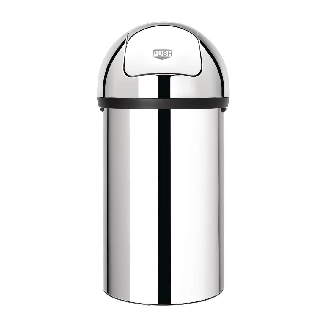 Vous pouvez acheter un Poubelle à battant en inox Push Brabantia 60L chez Supplierz BV