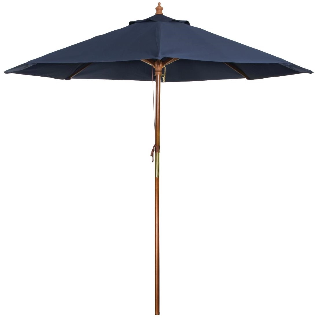 Een Bolero ronde donkerblauwe parasol 3 meter koop je bij Supplierz BV