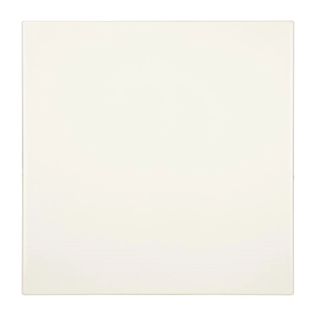 Vous pouvez acheter un Plateau de table carré Bolero blanc cassé 700mm chez Supplierz BV