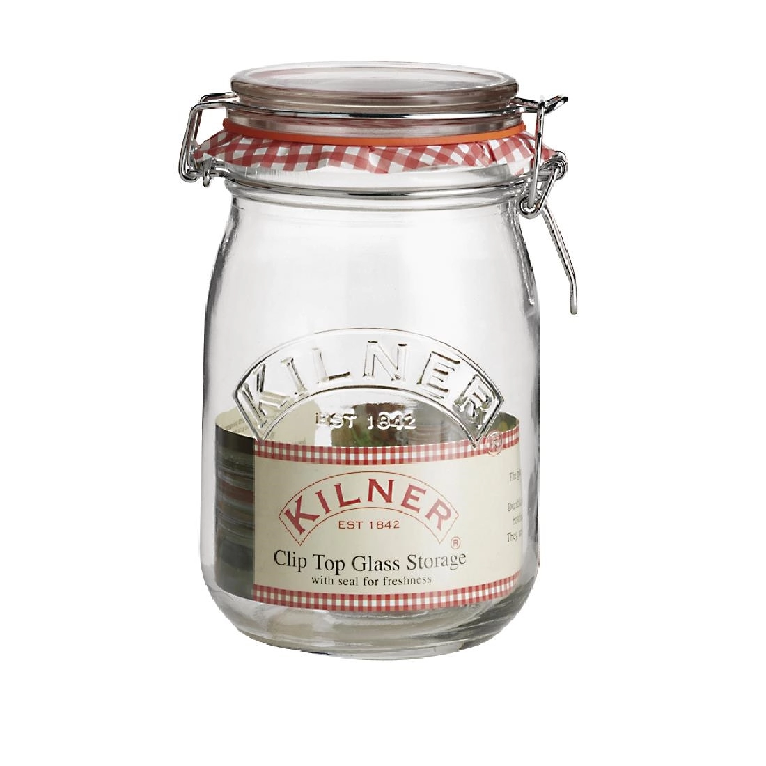 Een Kilner weckpot met beugelsluiting 1L koop je bij Supplierz BV