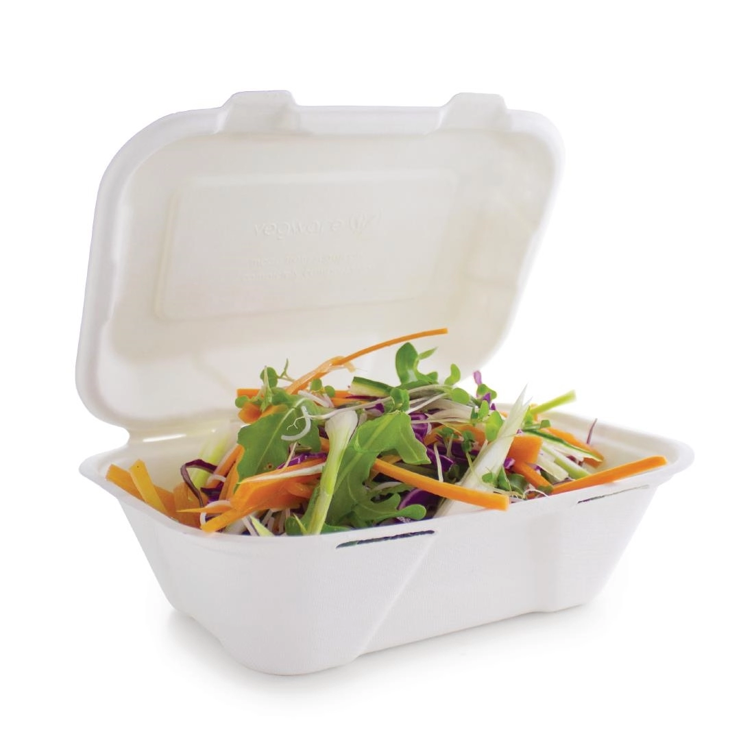 Sie können einen Vegware kompostierbare Einweg Menüboxen mit Klappdeckel aus Bagasse 22,8cm (200 Stück) bei Supplierz BV kaufen