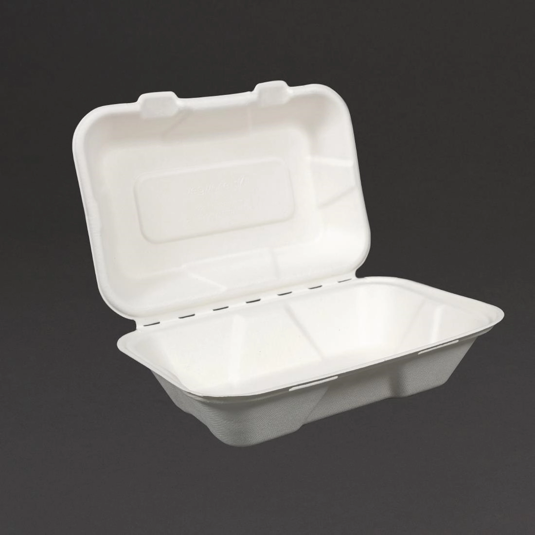 Sie können einen Vegware kompostierbare Einweg Menüboxen mit Klappdeckel aus Bagasse 22,8cm (200 Stück) bei Supplierz BV kaufen