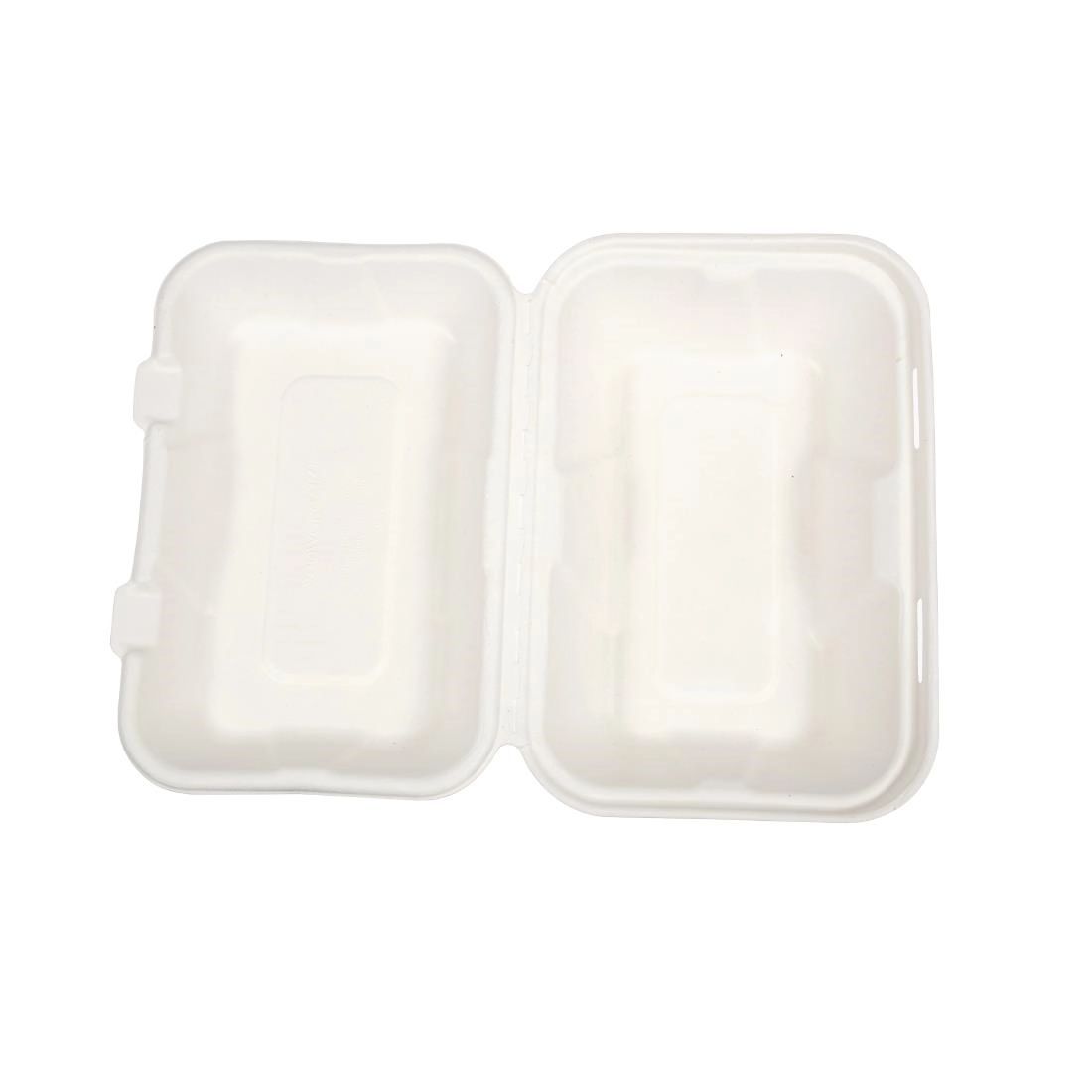 Sie können einen Vegware kompostierbare Einweg Menüboxen mit Klappdeckel aus Bagasse 22,8cm (200 Stück) bei Supplierz BV kaufen