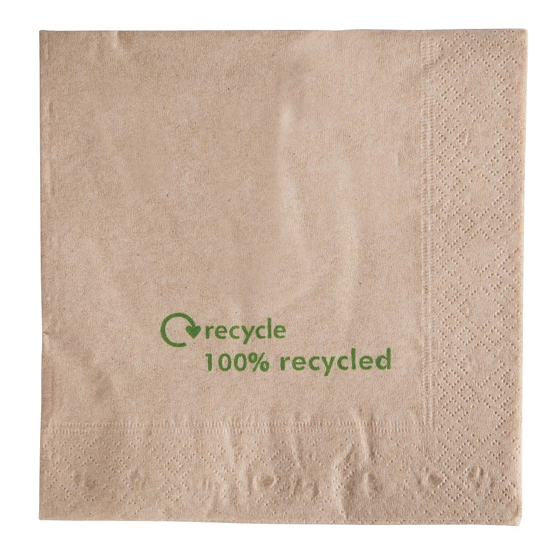 Een Gerecyclede servetten van kraftpapier 2-laags (2000 stuks) koop je bij Supplierz BV