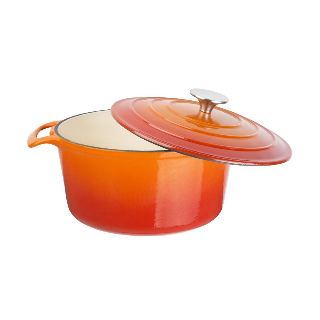 Buy your Vogue ronde inductie braadpan oranje 4L at Supplierz BV