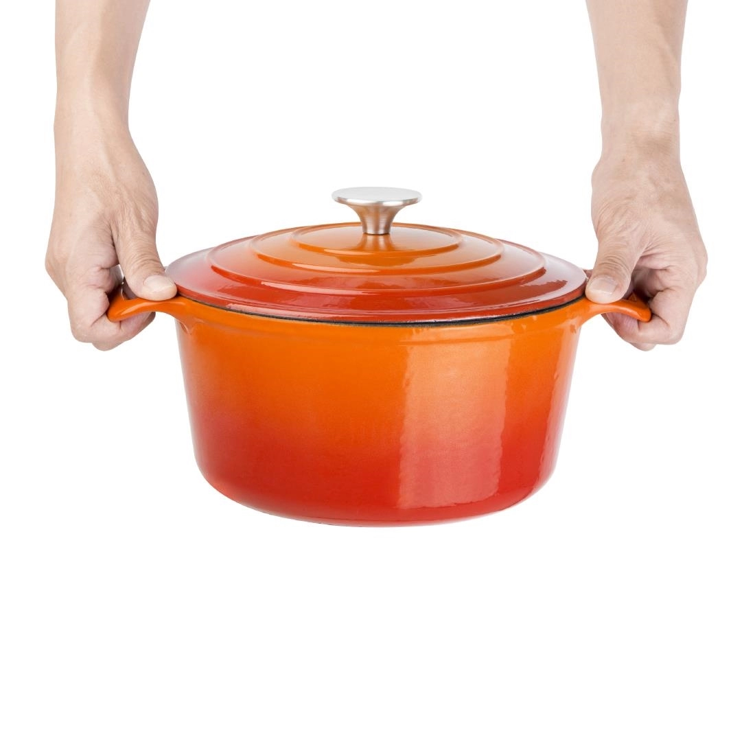 Buy your Vogue ronde inductie braadpan oranje 4L at Supplierz BV