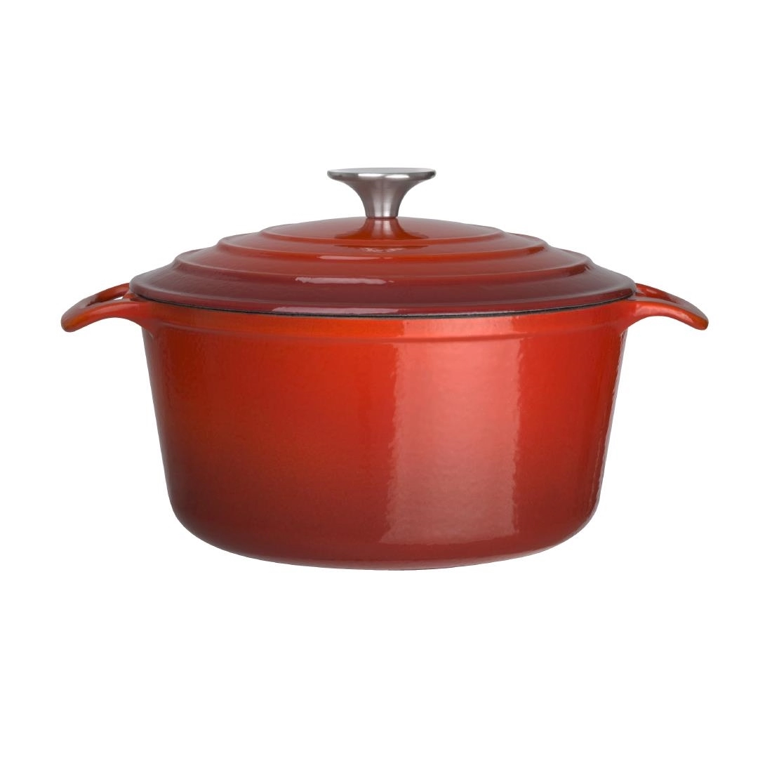 Een Vogue ronde inductie braadpan rood 4L koop je bij Supplierz BV